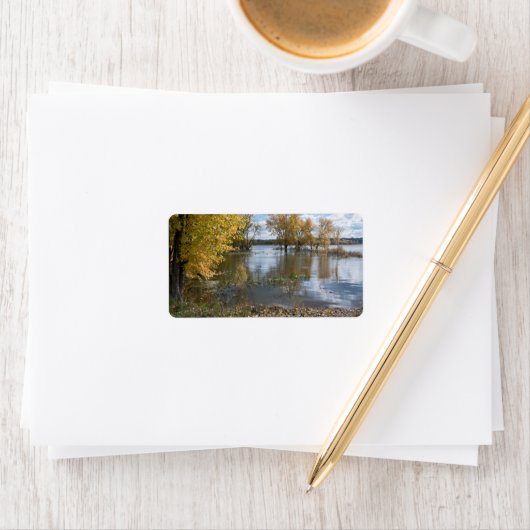 Herfst bij Black Dog Lake Etiket (Insitu)