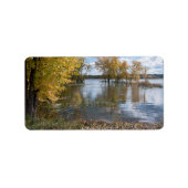 Herfst bij Black Dog Lake Etiket (Voorkant)