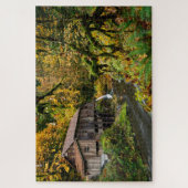 Herfst bij Cedar Creek Grist Mill in Washington Legpuzzel (Verticaal)