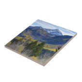 Herfst bij de piek van de cascade en dichtheid van tegeltje (Zijkant)