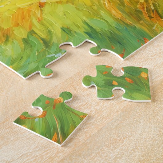 Herfst bij de rivier de Havel Legpuzzel (Zijkant)