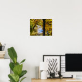 herfst bij James River Bend Poster (Thuiskantoor)