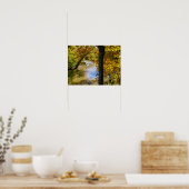herfst bij James River Bend Poster (Keuken)