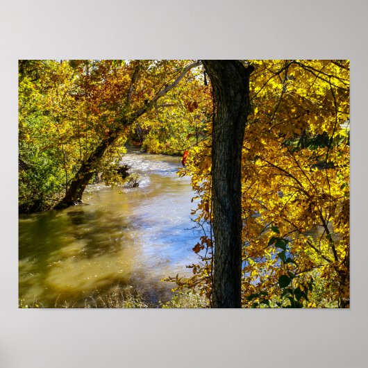 herfst bij James River Bend Poster (Voorkant)