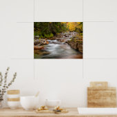 Herfst bij Jefferson Brook, New Hampshire Poster (Keuken)