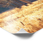 Herfst bij Meadow Foto Afdruk (Hoek)