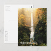 herfst bij Multnomah-Herfsten, OF Briefkaart (Voorkant / Achterkant)