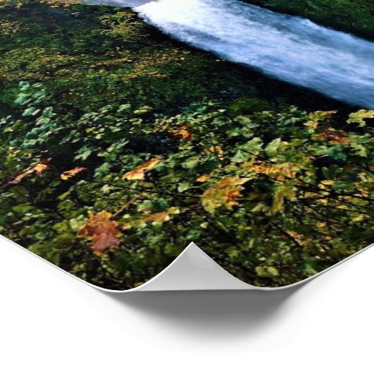 herfst bij Multnomah-Herfsten, OF Poster (Hoek)