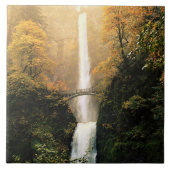 herfst bij Multnomah-Herfsten, OF Tegeltje (Voorkant)