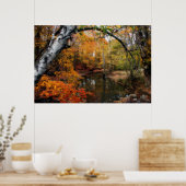 herfst bij petrischaaltjes poster (Keuken)