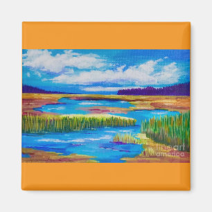 Herfst bij Phillips Lake Magnet