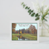 "HERFST BIJ TOLEDO BOTANICAL GARDEN" BRIEFKAART (Staand voorkant)