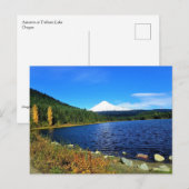 Herfst bij Trillium Lake, OR Briefkaart (Voorkant / Achterkant)