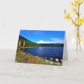 Herfst bij Trillium Lake, OR Kaart (Gele Bloem)