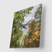 Herfst bij Truman Dam wandklok (Hoek)