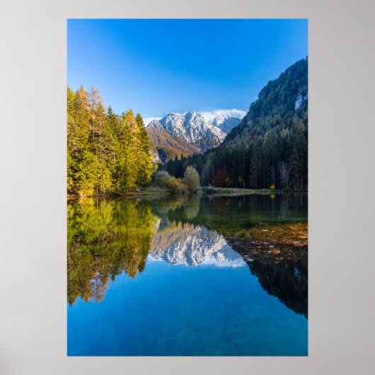 Herfst bij Zgornje Jezersko Poster (Voorkant)