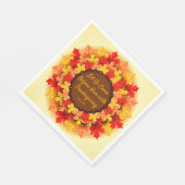 Herfst bijbelprijsopgave laat Thanksgiving gemidde Servet (Hoek)