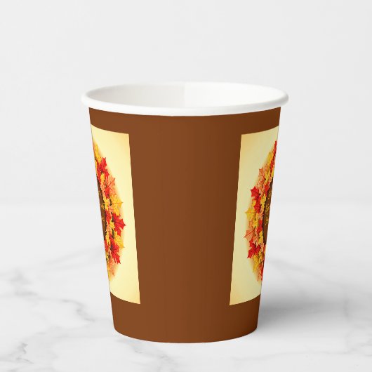 Herfst bijbelprijsopgave laat Thanksgiving Papieren Bekers (Links)