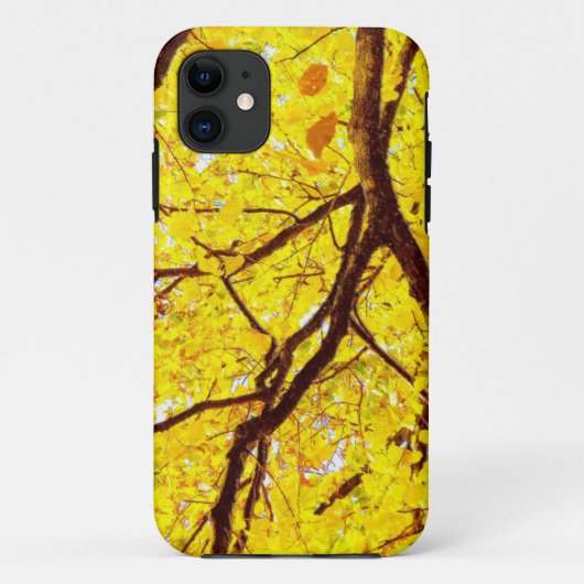 Herfst bijkantoren - gouden geel Case-Mate iPhone case (Achterkant)