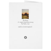 herfst bijtend landelijk bos landschap voor vader (Achterkant)