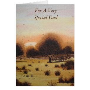 herfst bijtend landelijk bos landschap voor vader