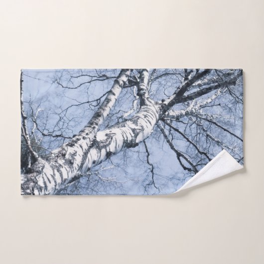 Herfst Birch Tree #1 #wall #decor #art Bad Handdoek (Handdoek)