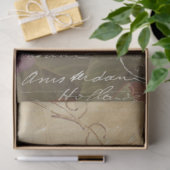 Herfst Bird Floral Pink Hydrangea Ephemera Ontkopp Tissuepapier (Geschenk)