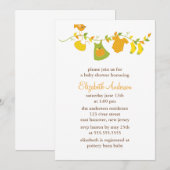 Herfst Birds najaar Baby shower van het geachte me Kaart (Voorkant / Achterkant)