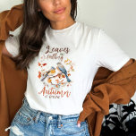 Herfst Birds Quote T-shirt<br><div class="desc">Bladeren valt herfst roept T-Shirt</div>
