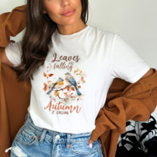 Herfst Birds Quote T-shirt