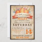 Herfst Birthday Kaart (Voorkant)