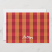 Herfst Birthday Party Invitation Kaart (Achterkant)