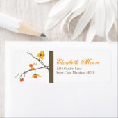 Herfst Bittersweet Retouradreslabel Etiket (Insitu)