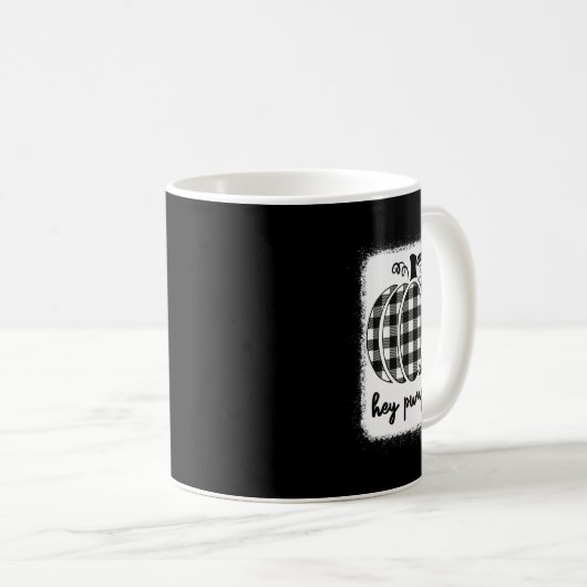 Herfst Black and White Plays Hey Pumpkin 1 Koffiemok (Voorkant rechts)