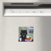 Herfst Black Cats Creationarts Magnet (Insitu (Vaatwasser))