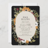 Herfst Black Ivory Terracotta Vrijgezellenfeest Kaart (Voorkant)