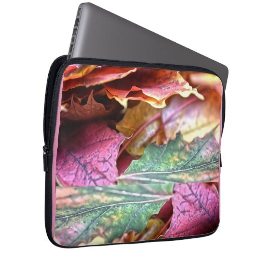 Herfst Blad Laptop Hoes (Voorkant Rechts)