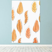 Herfst Blad Patroon Art Canvas Afdruk (Insitu (Houten vloer))