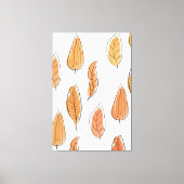 Herfst Blad Patroon Art Canvas Afdruk (Voorkant)