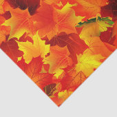 Herfst blad patroon tissuepapier (Detail)