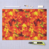 Herfst blad patroon tissuepapier (Craft)