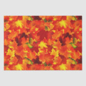 Herfst blad patroon tissuepapier (Voorkant)