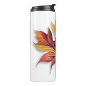 Herfst blad Thermische Tumbler Thermosbeker (Gedraaid links)