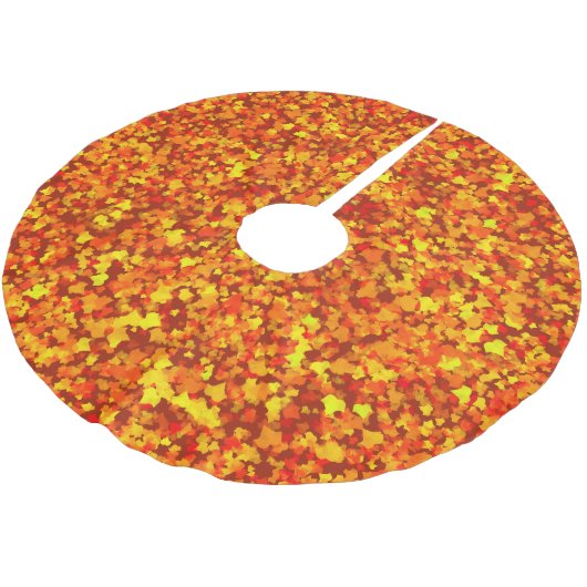 Herfst bladeren boom rok kerstboom rok (Gekanteld)