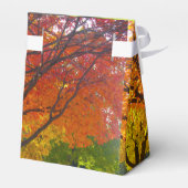 herfst bladeren bruiloft tent doos bedankdoosjes (Achterkant)