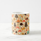 Herfst bladeren champignons en pompoen koffie mok (Center)