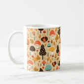 Herfst bladeren champignons en pompoen koffie mok (Links)