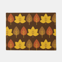 Herfst bladeren decoratieve deurmat