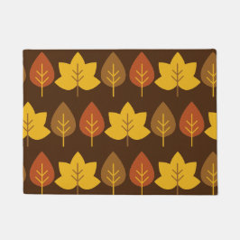 Herfst bladeren decoratieve deurmat