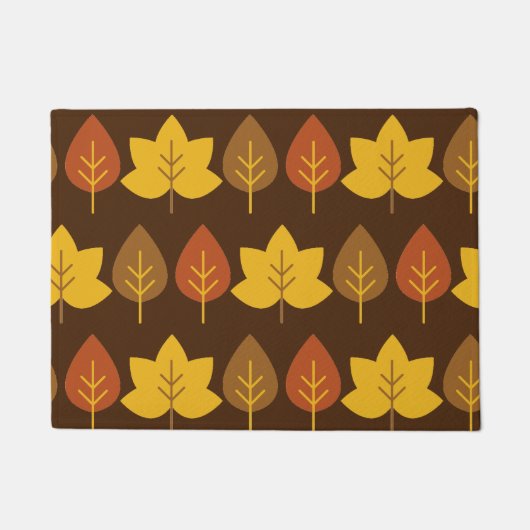 Herfst bladeren decoratieve deurmat (Voorkant)